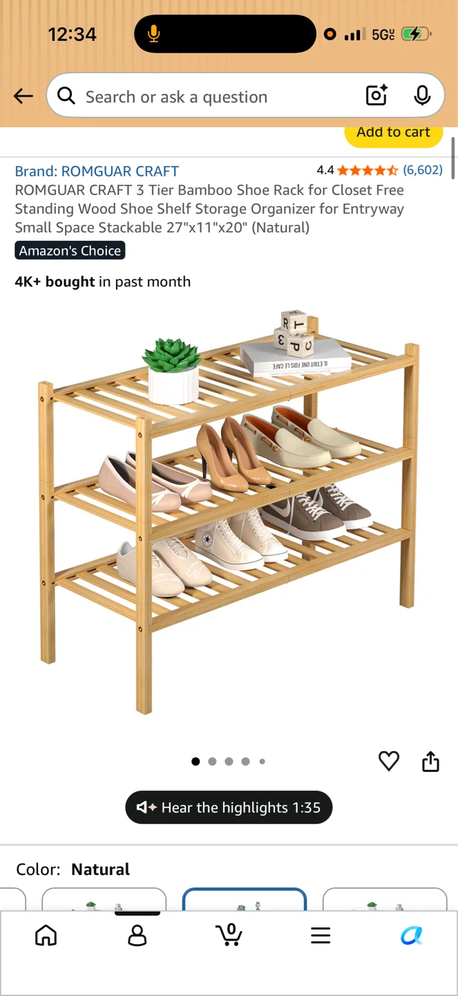 Bamboo Shoes Racks - photo 4