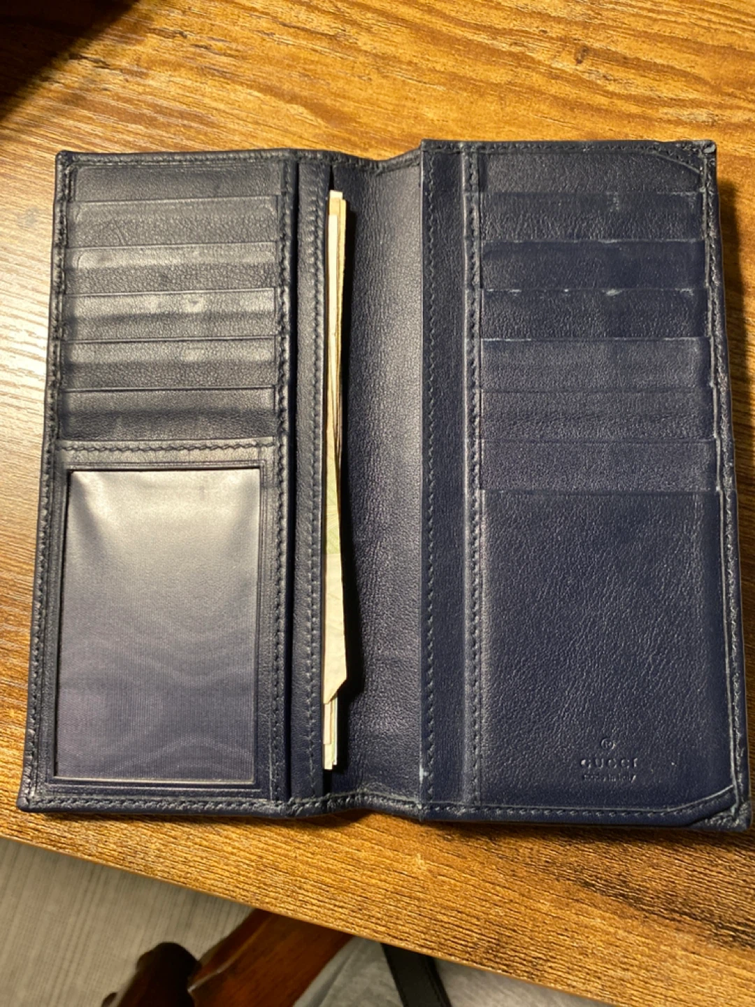Gucci Gg Embossed Leather Bi-Fold Wallet - photo 2