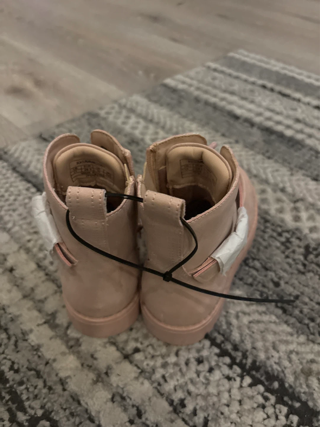 Brand New Pink Combat Boots size 11 - photo 4