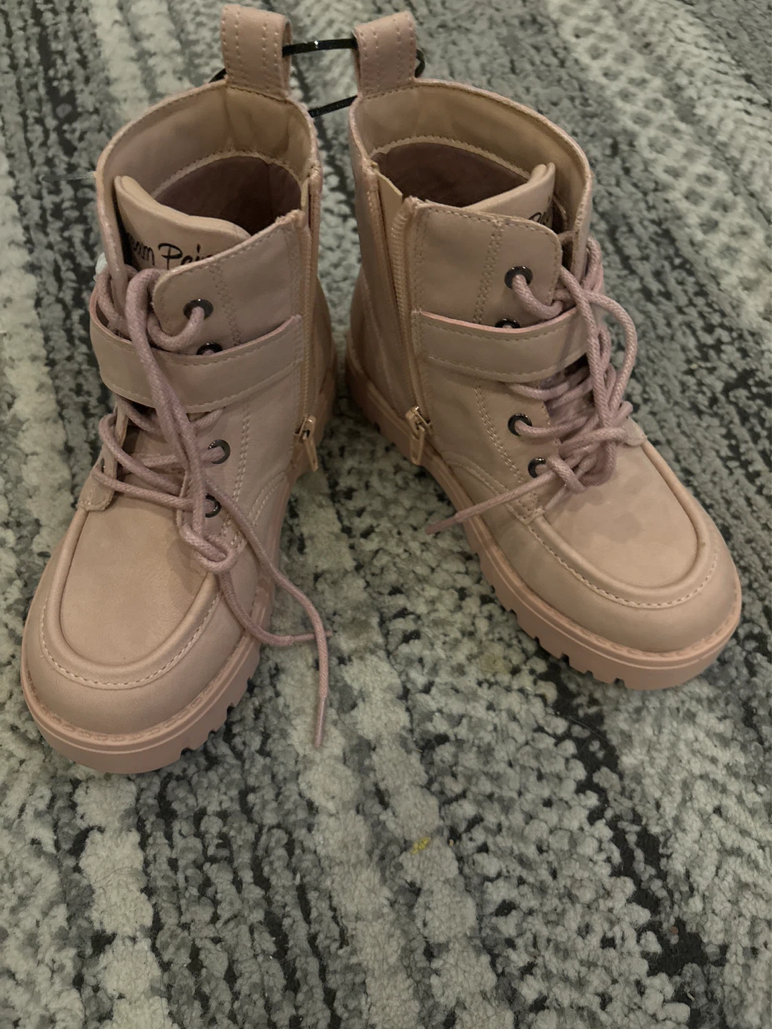 Brand New Pink Combat Boots size 11 - photo 5