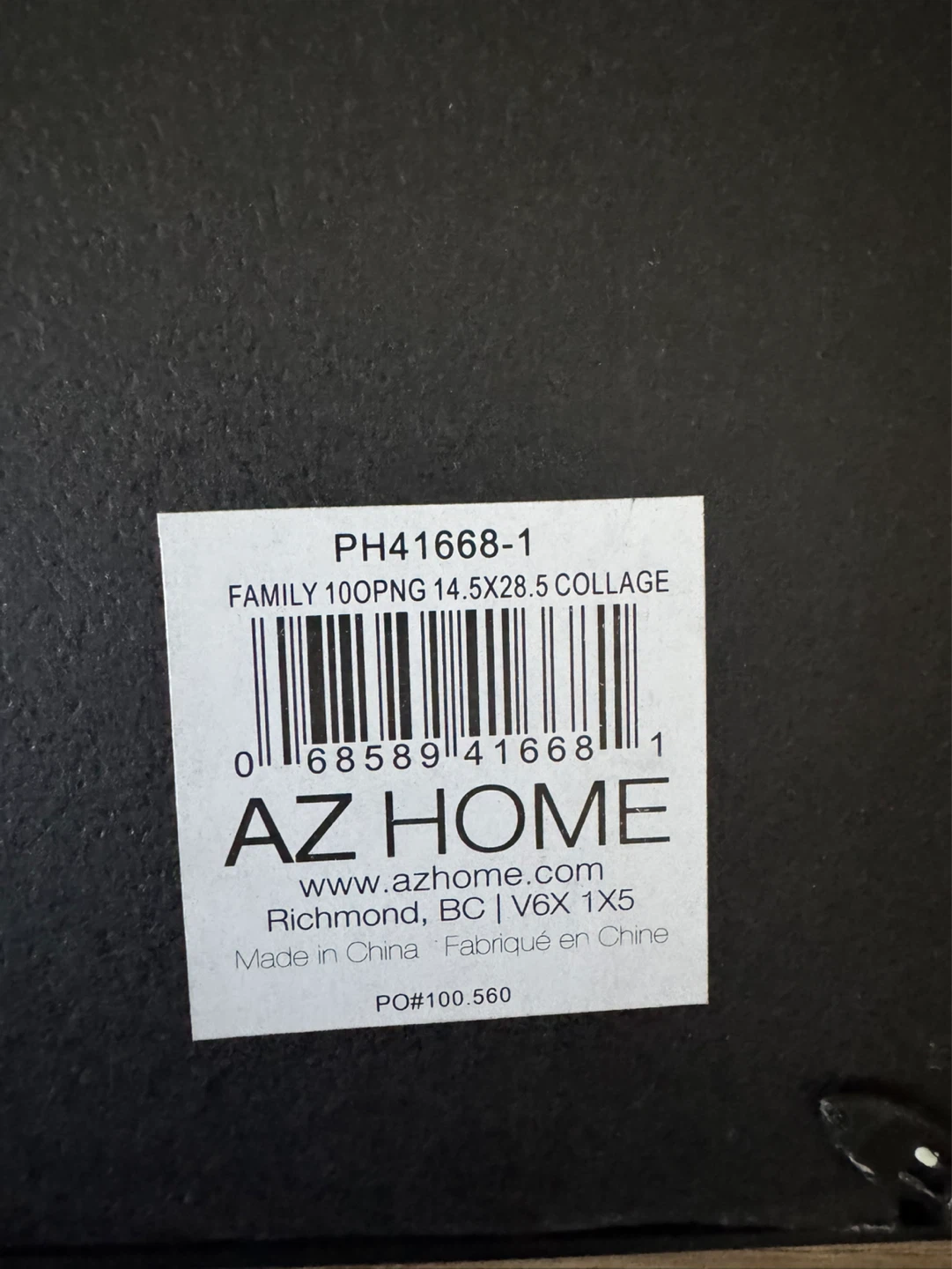 AZ HOME Family Collage Picture Frame 14.5x28.5 - photo 3