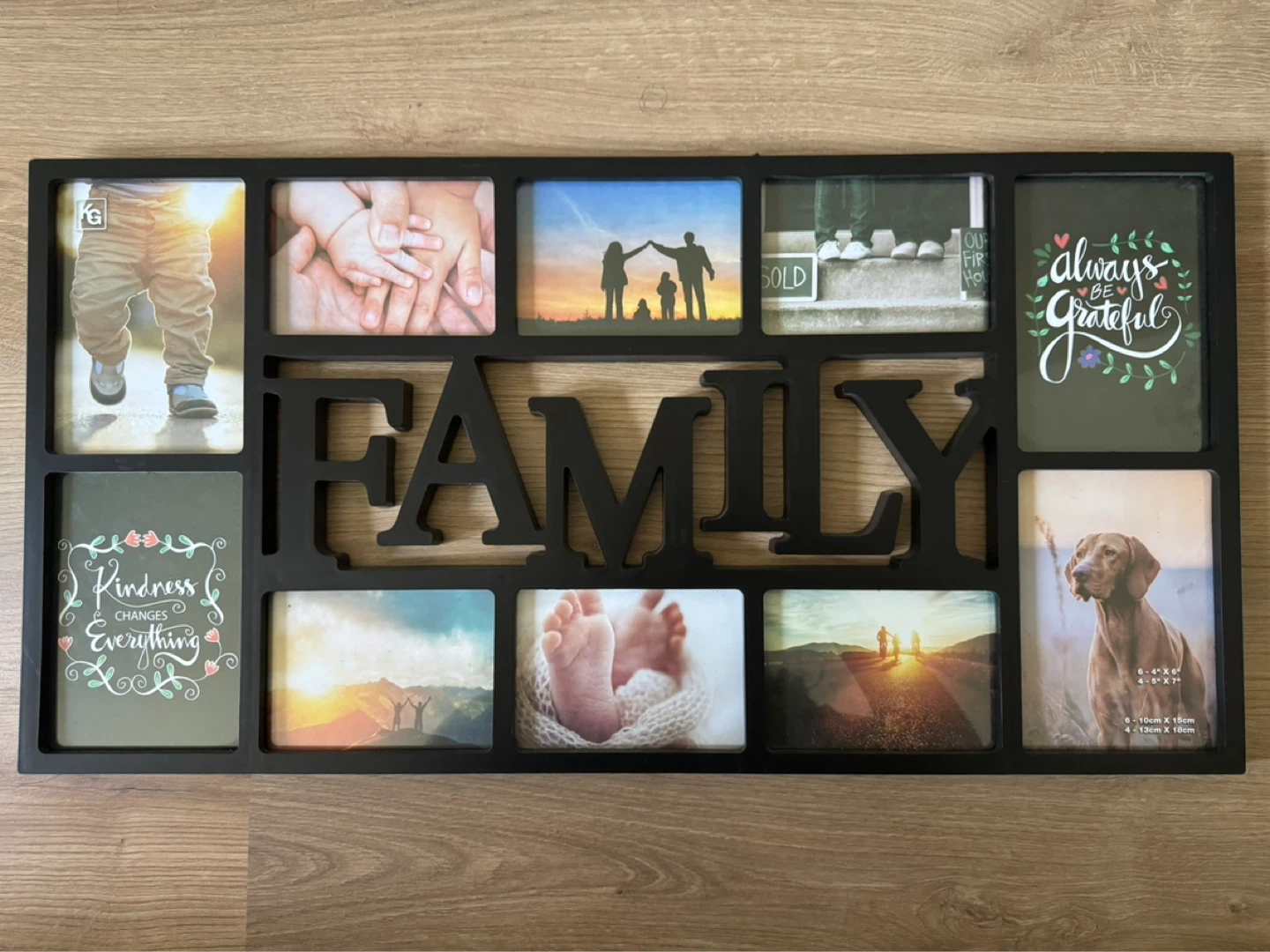 AZ HOME Family Collage Picture Frame 14.5x28.5