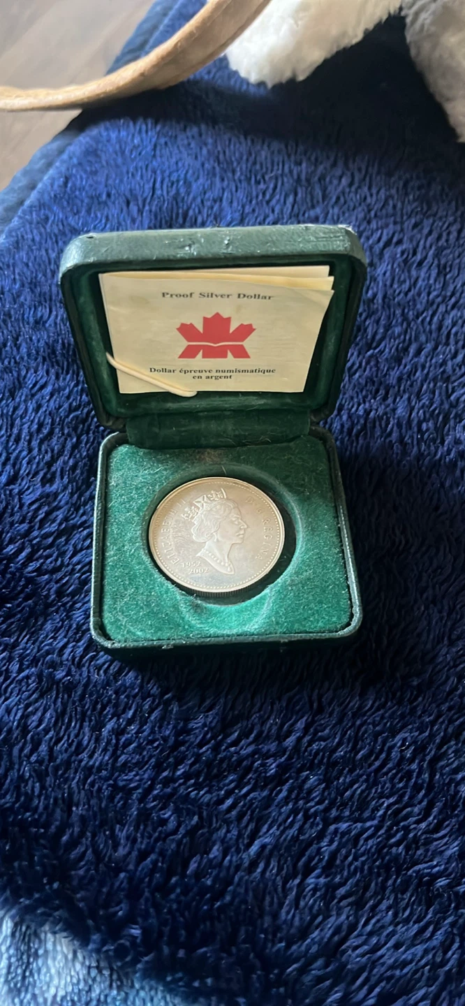 Canada Proof Silver Dollar 2002 - photo 2