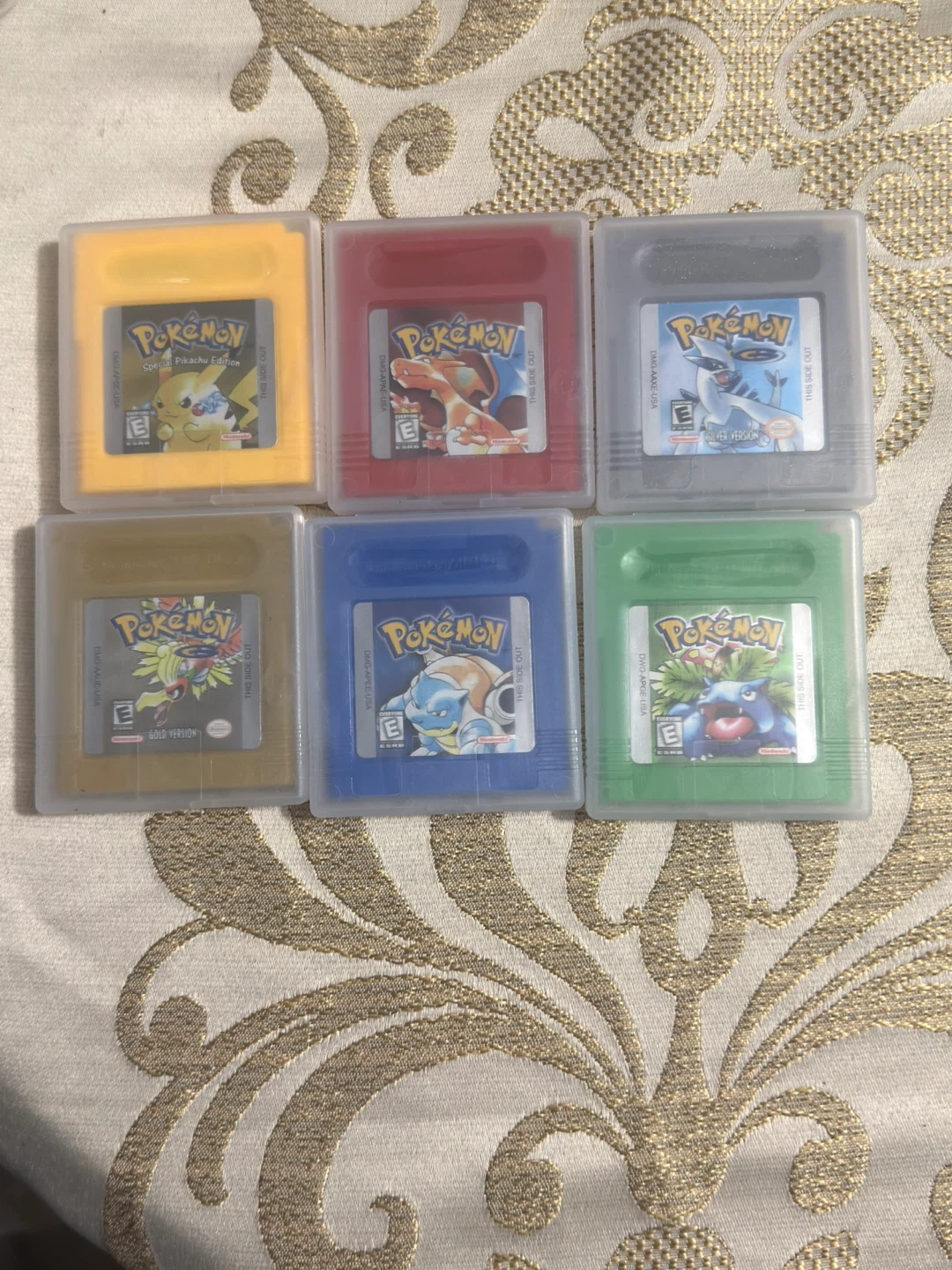 Pokemon Game Boy Color Games Lot With Save Files - photo 2