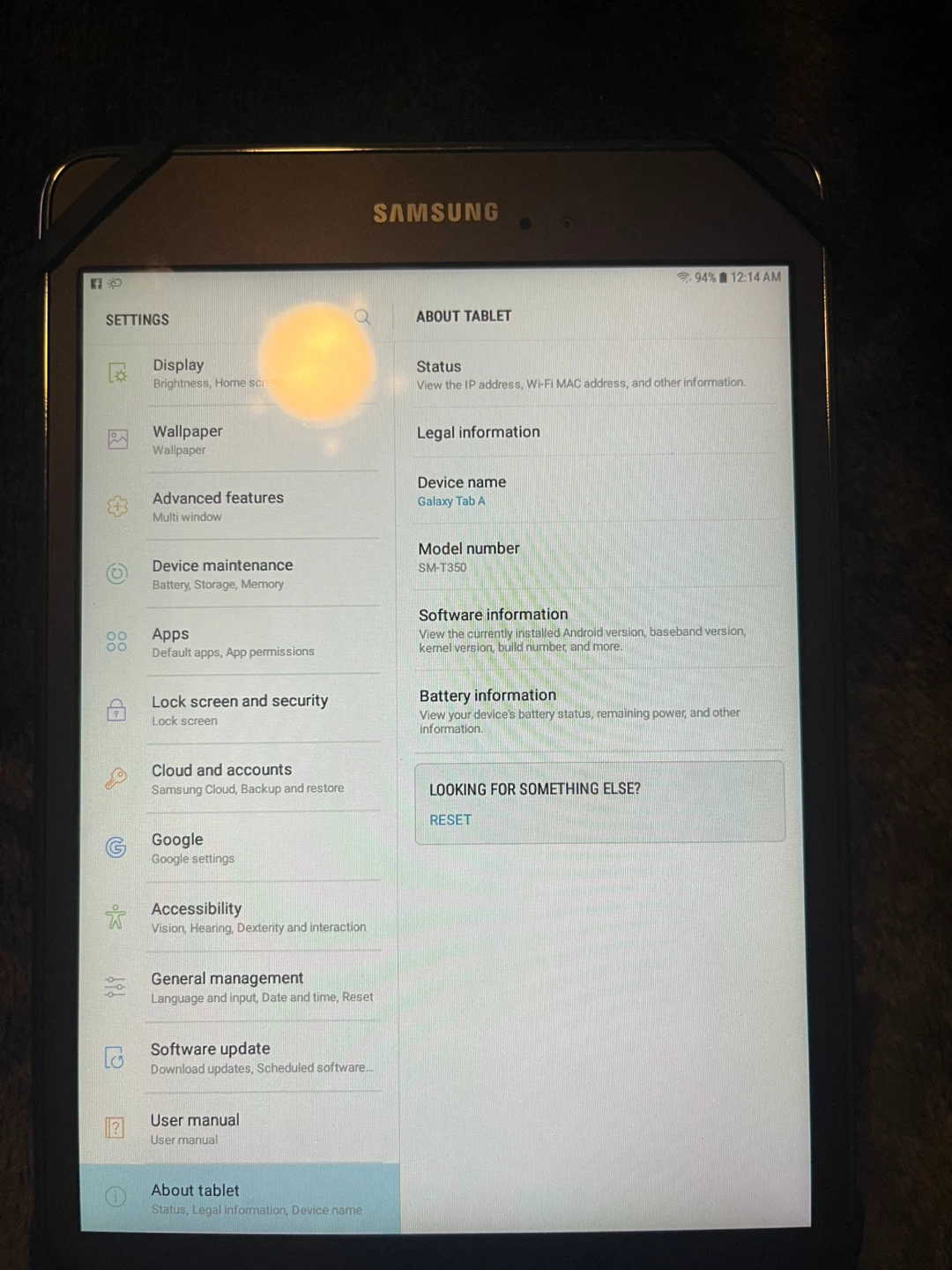 Samsung Galaxy Tab A SM-T350 in working order - photo 3