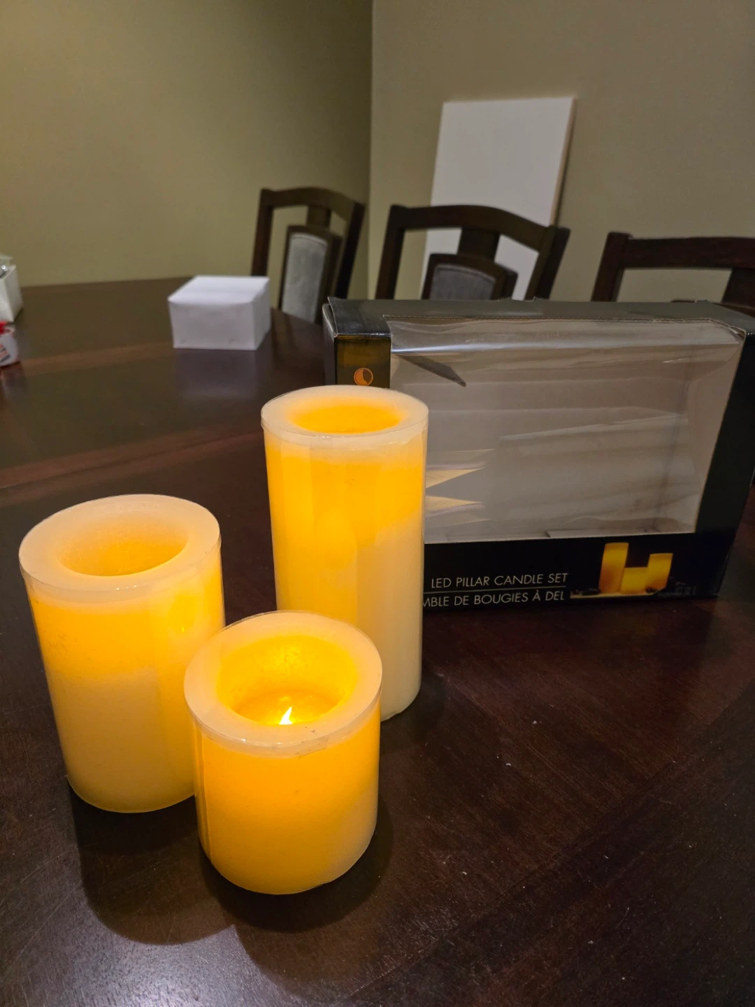 LED Pillar Candle Set - photo 2