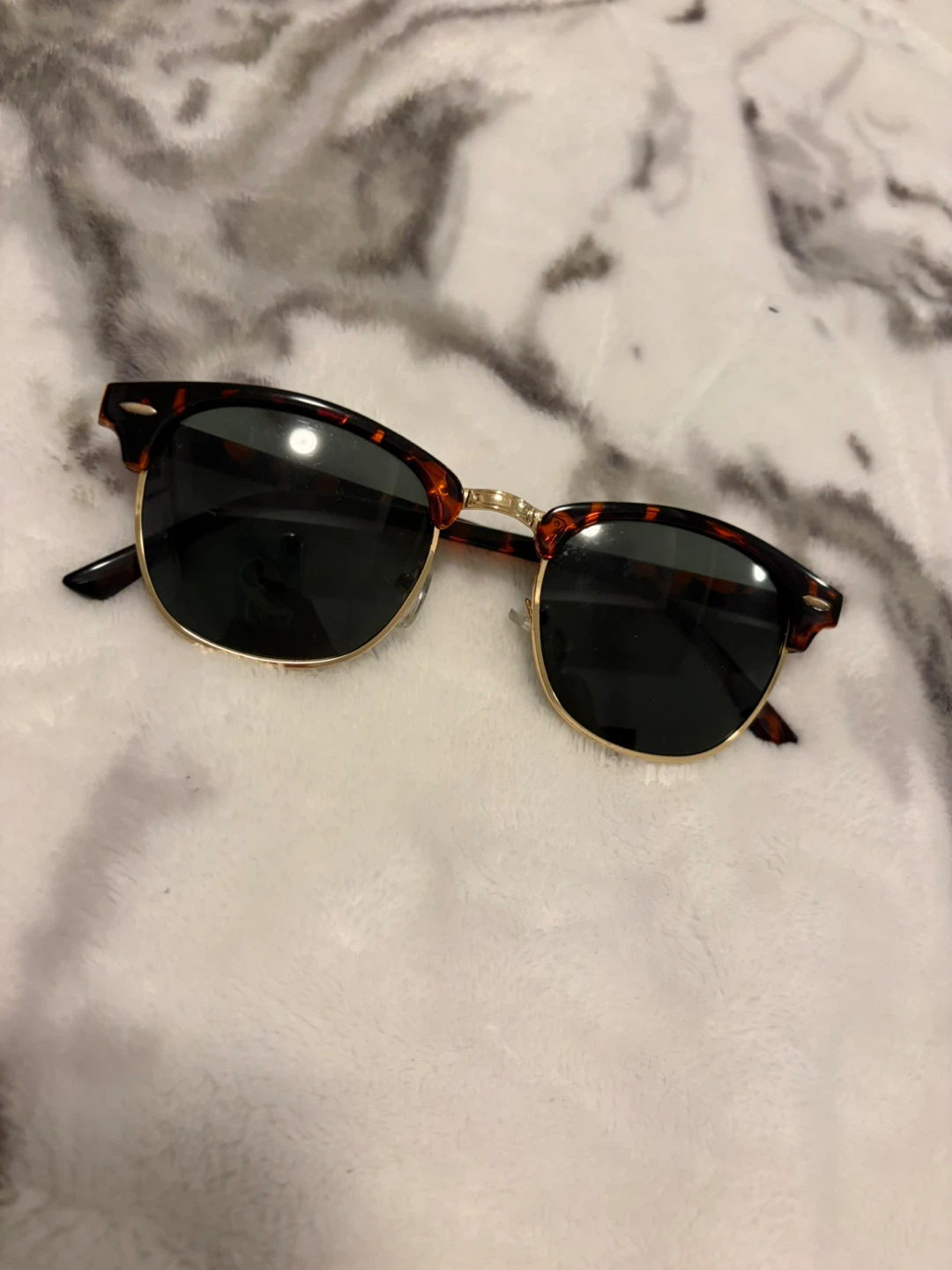Tortoiseshell Clubmaster Sunglasses