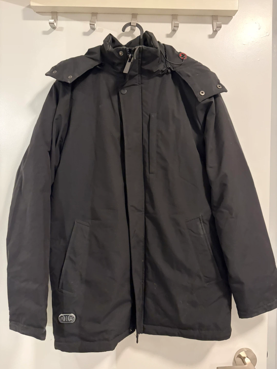 Black Winter Parka Jacket