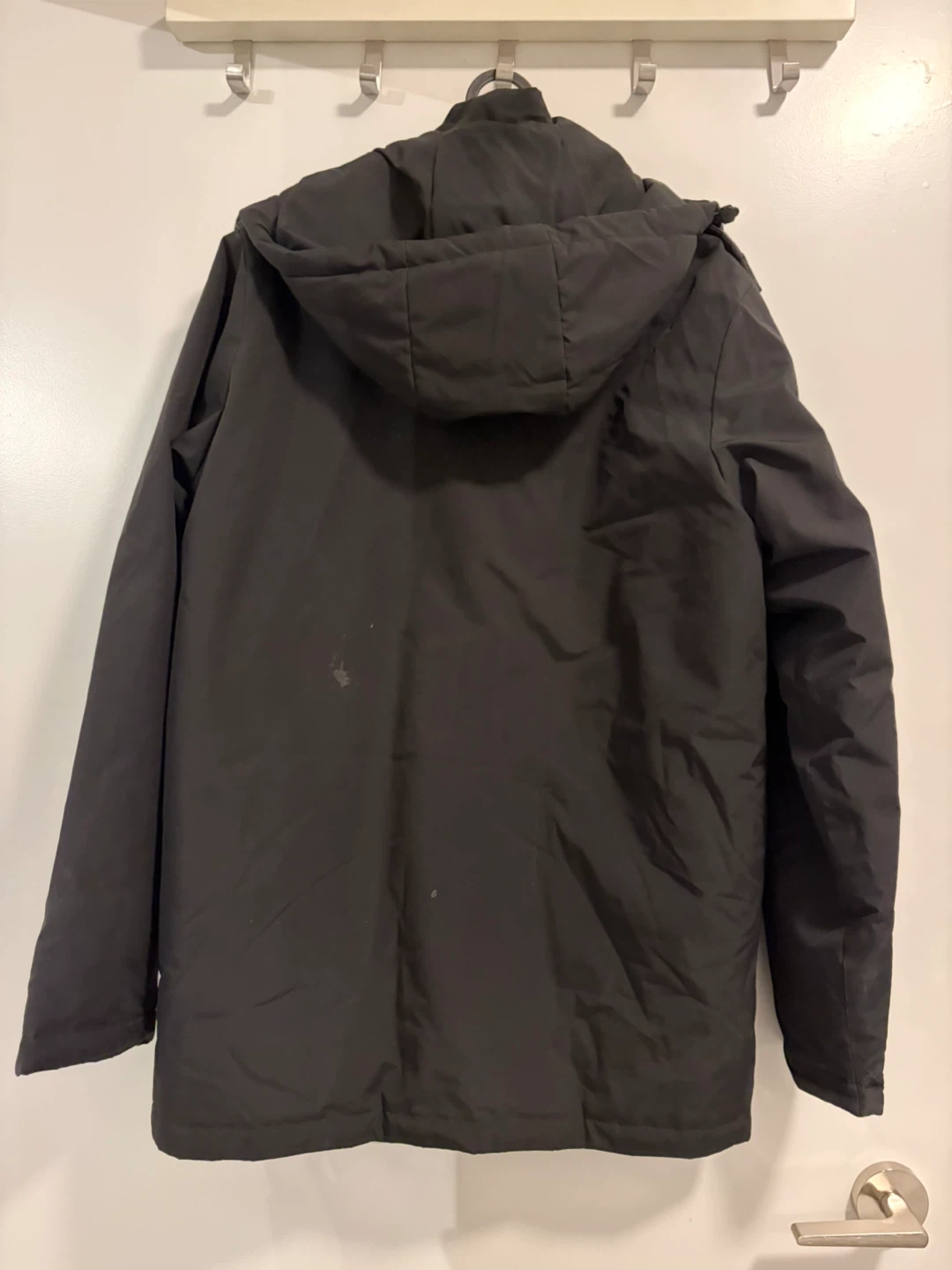 Black Winter Parka Jacket - photo 2