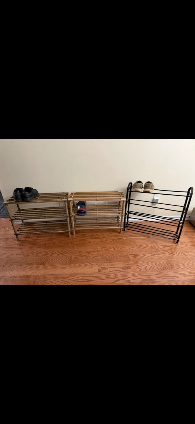 3 Pieces - Three Shoe Racks Set - photo 2