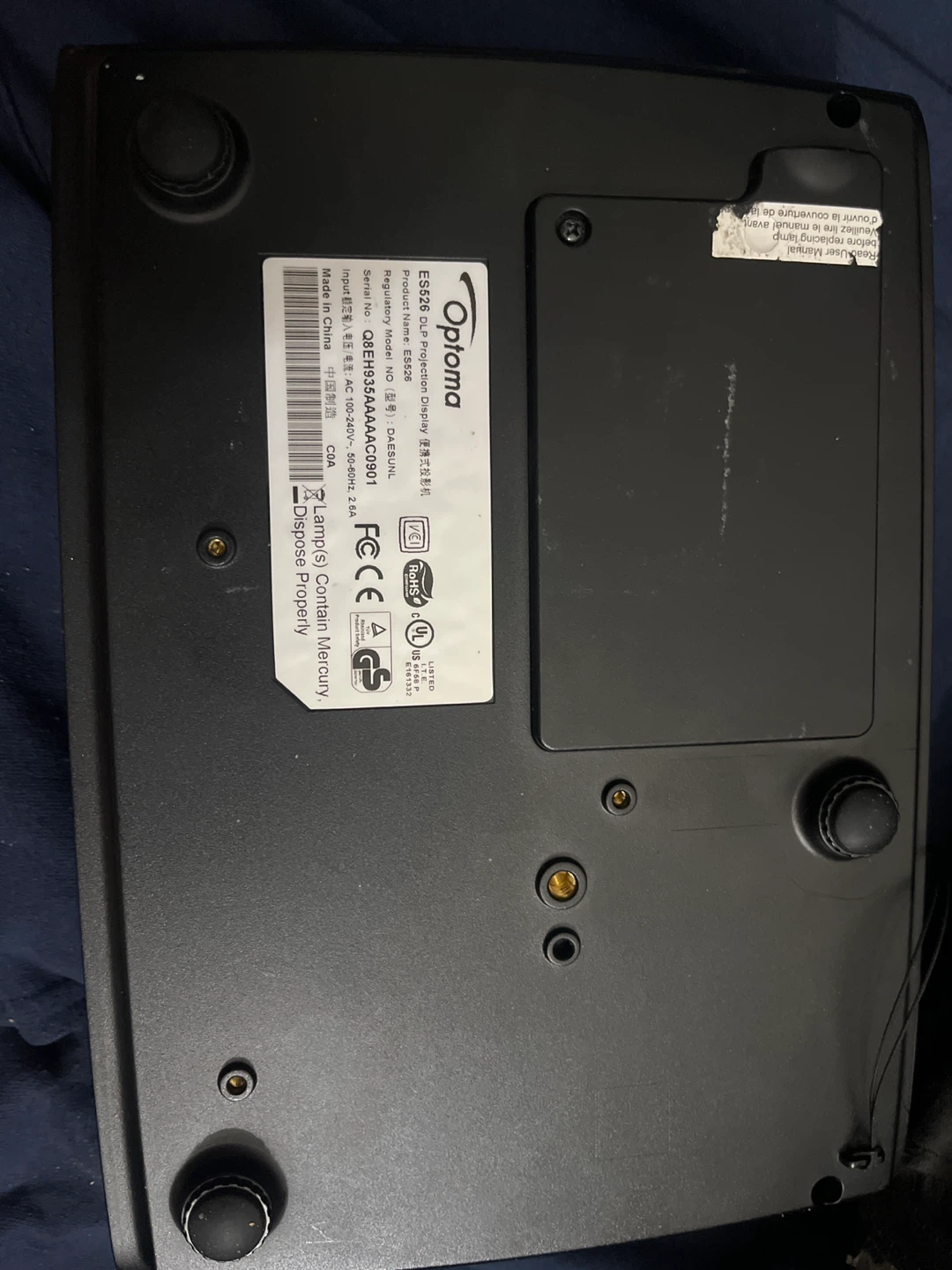 Optoma ES526 DLP Projector - photo 3