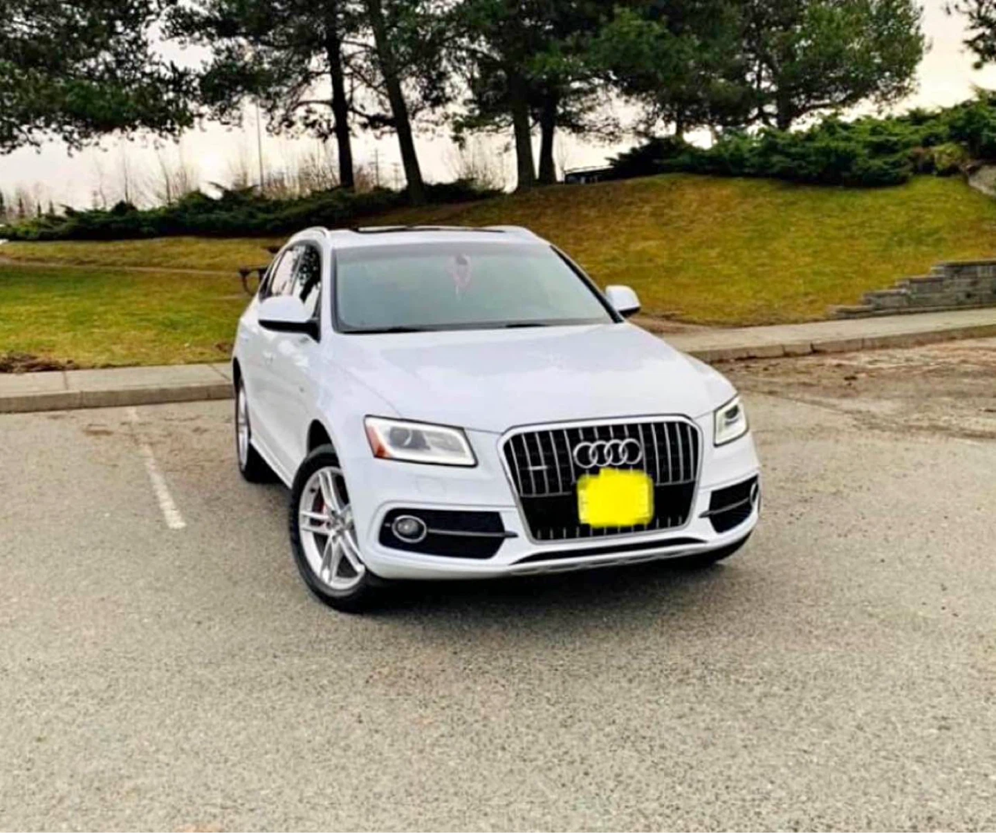 2014 White Audi Q5 Sports Line