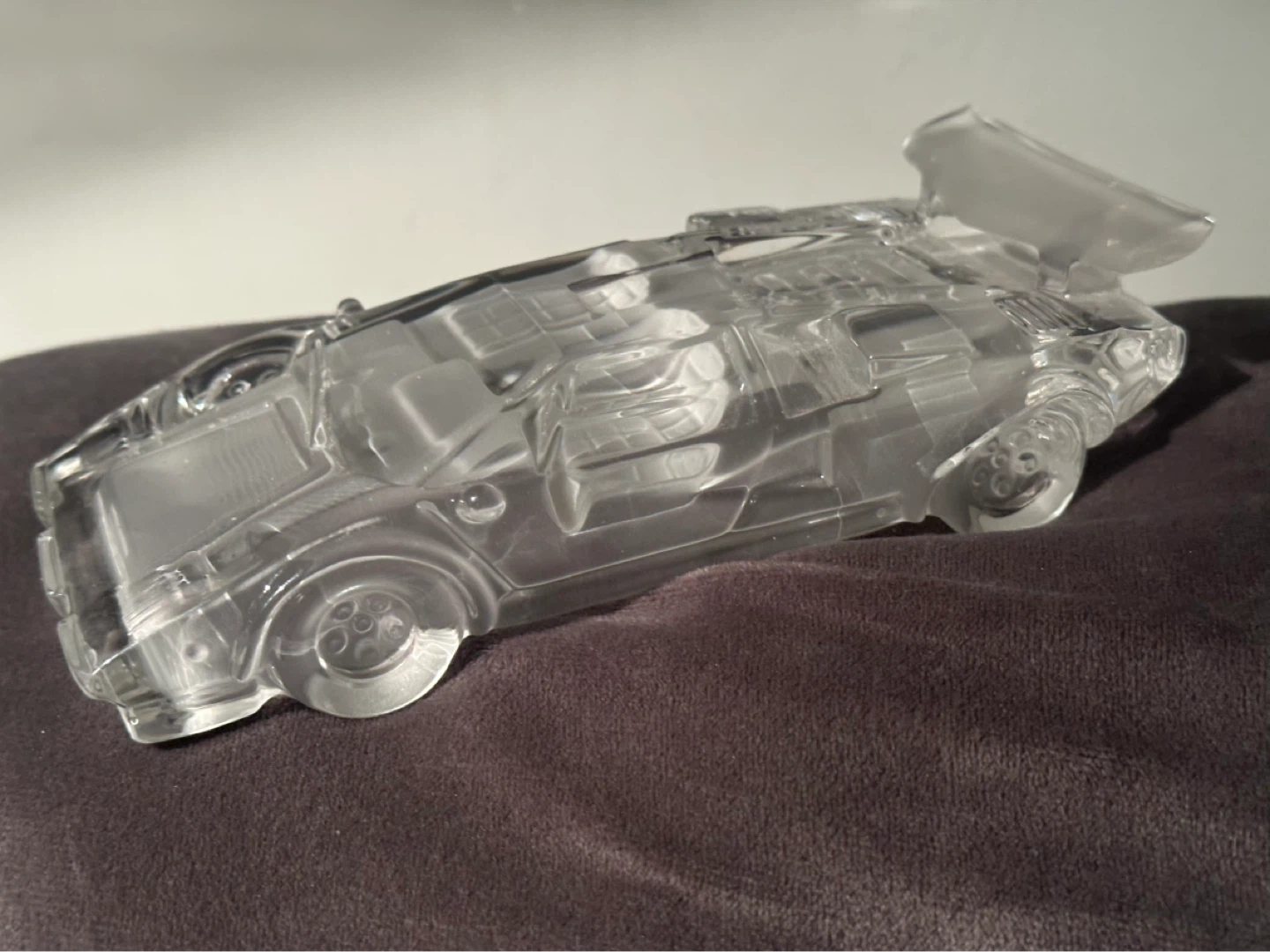 Hofbauer LAMBORGHINI COUNTACH  Glass Model Car PAPERWEIGHT - photo 3