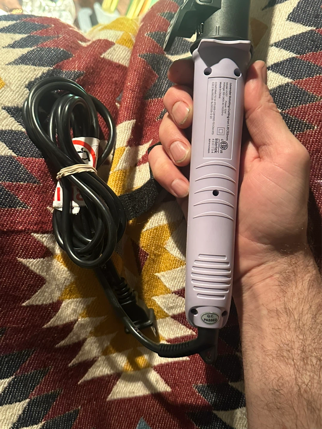 Zavarea lavender rotating curling iron 1.25”/32mm - photo 5