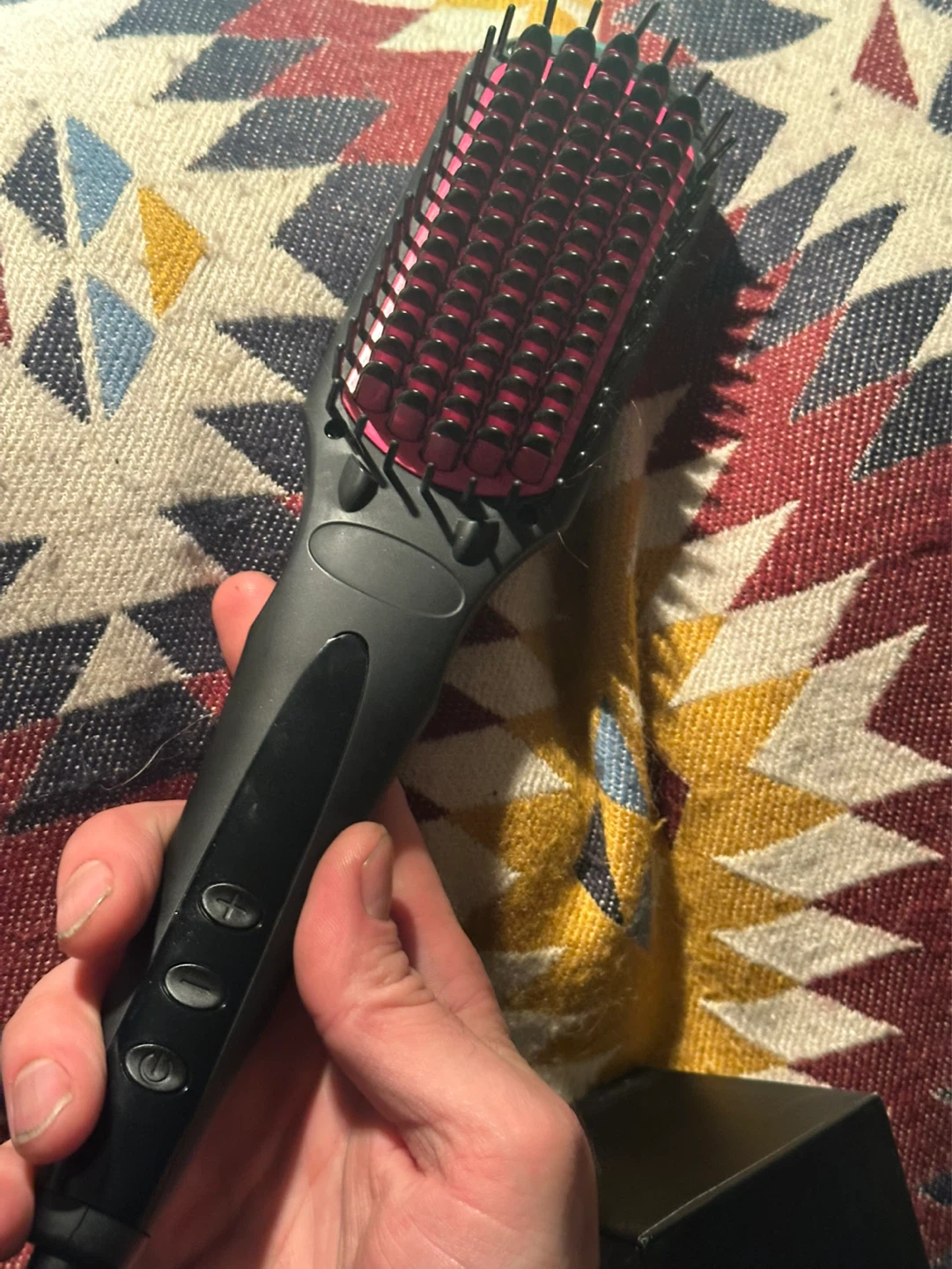 MiroPure Hair Straightener Brush  2-in-1 Ionic Straightening - photo 3