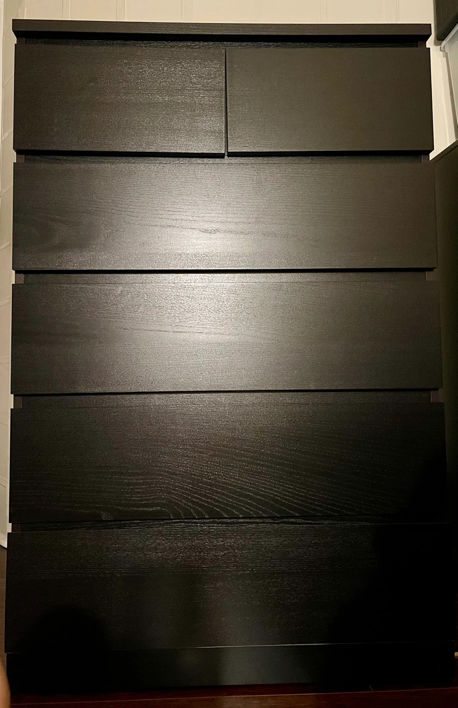 Black 6-Drawer Dresser
