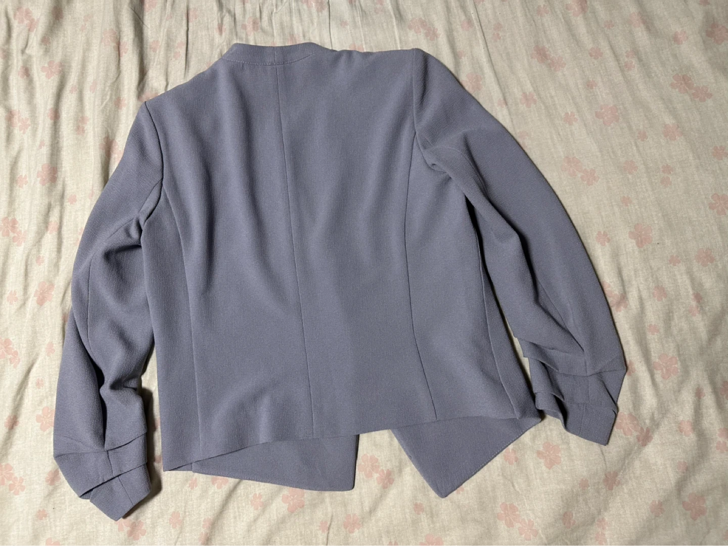 Bar III Gray Ruched Sleeve Blazer XS - photo 3