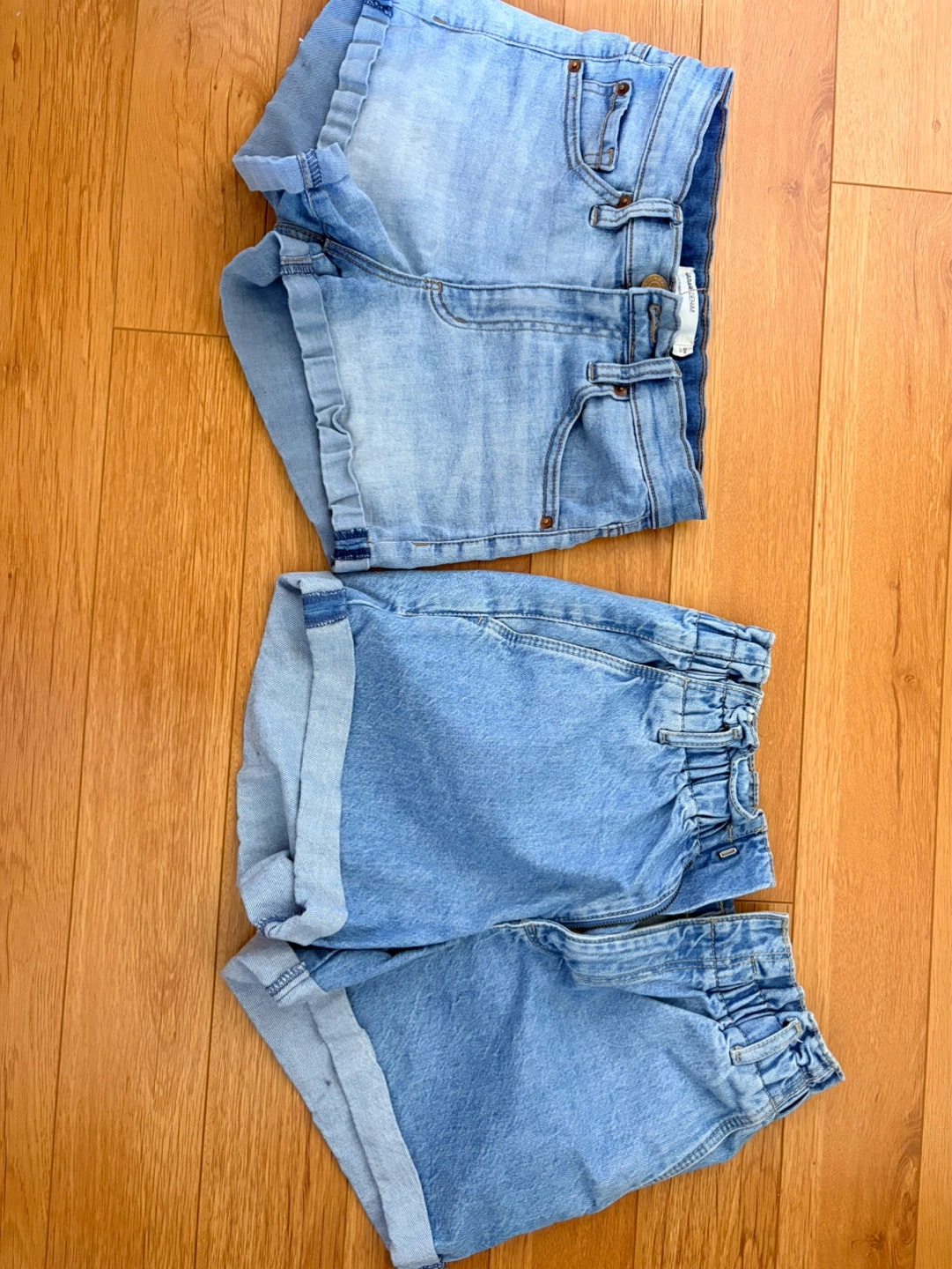 Garage Denim High Rise Shorts