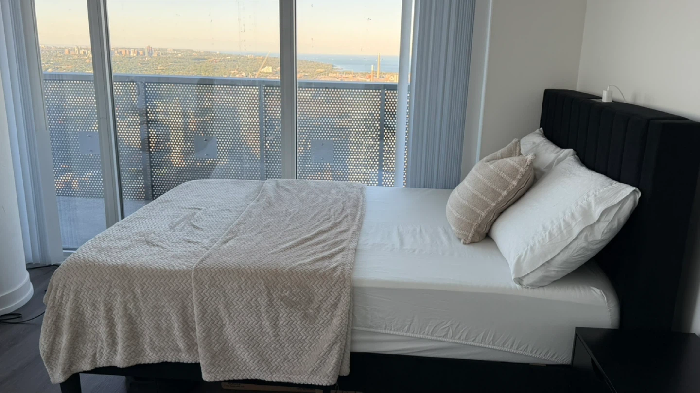 Wayfair Full Bed Frame + Cooling Gel Memory Foam Mattress - photo 3
