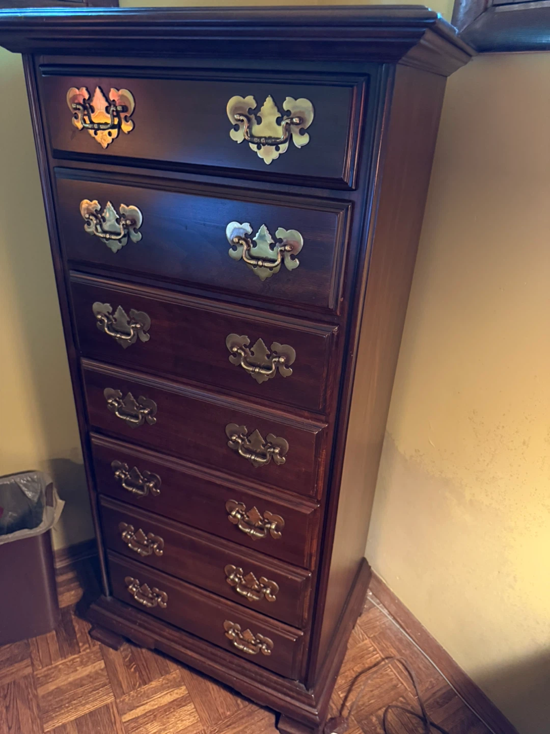 Harden Traditional Solid Cherry 7 Drawer Lingerie Chest