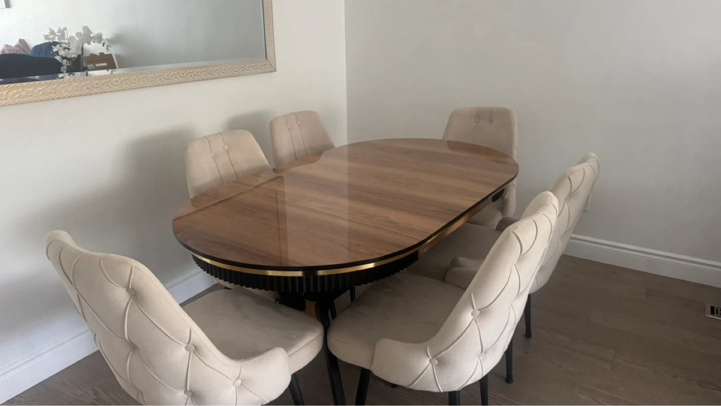 Dining table & 6 chairs - photo 2