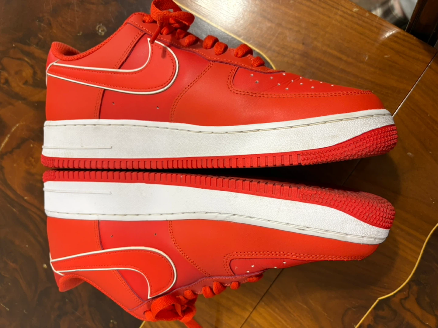 Nike Air Force 1 Red Sneakers Size 12 - photo 4