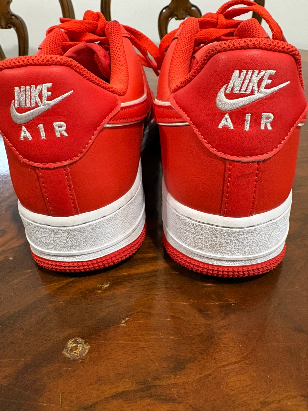 Nike Air Force 1 Red Sneakers Size 12 - photo 5