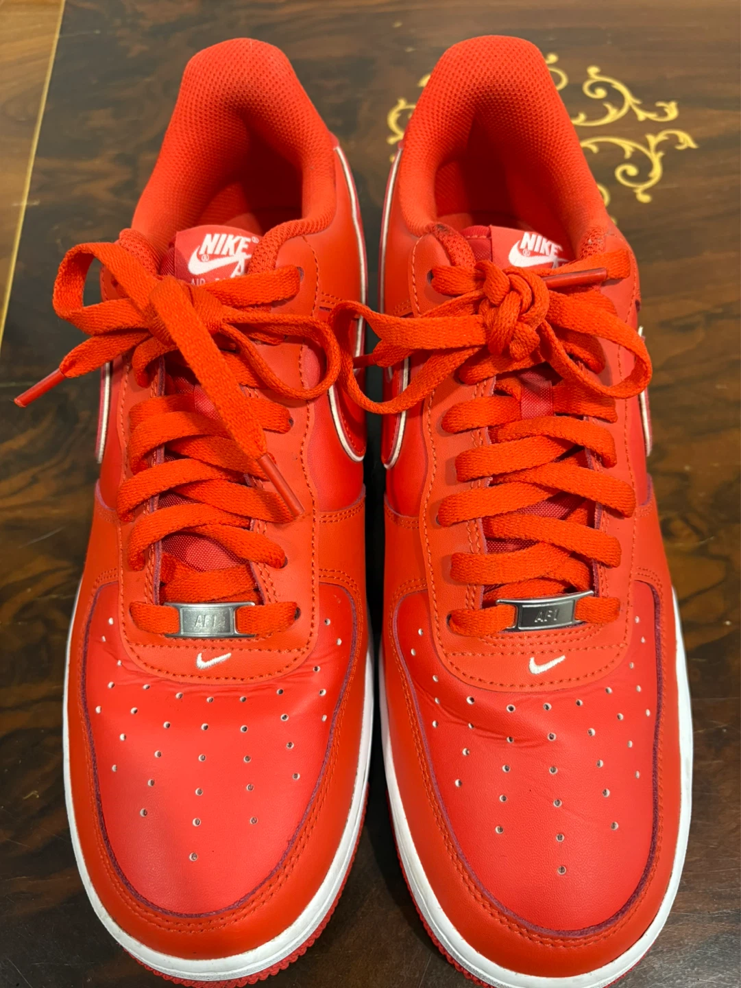 Nike Air Force 1 Red Sneakers Size 12