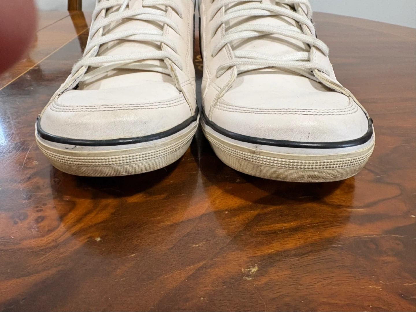 Nike White High-Top Sneakers - Size 13 - photo 2
