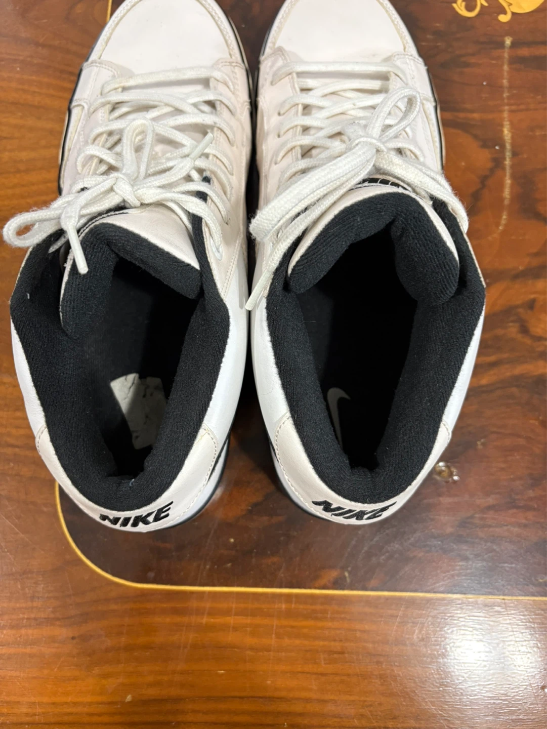 Nike White High-Top Sneakers - Size 13 - photo 3