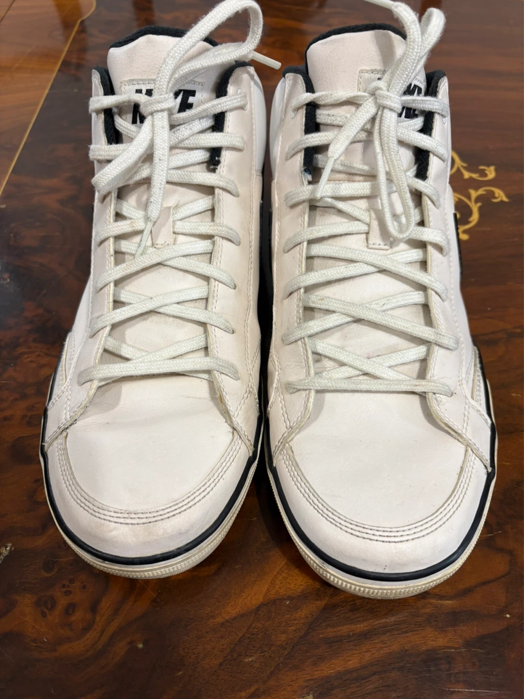 Nike White High-Top Sneakers - Size 13