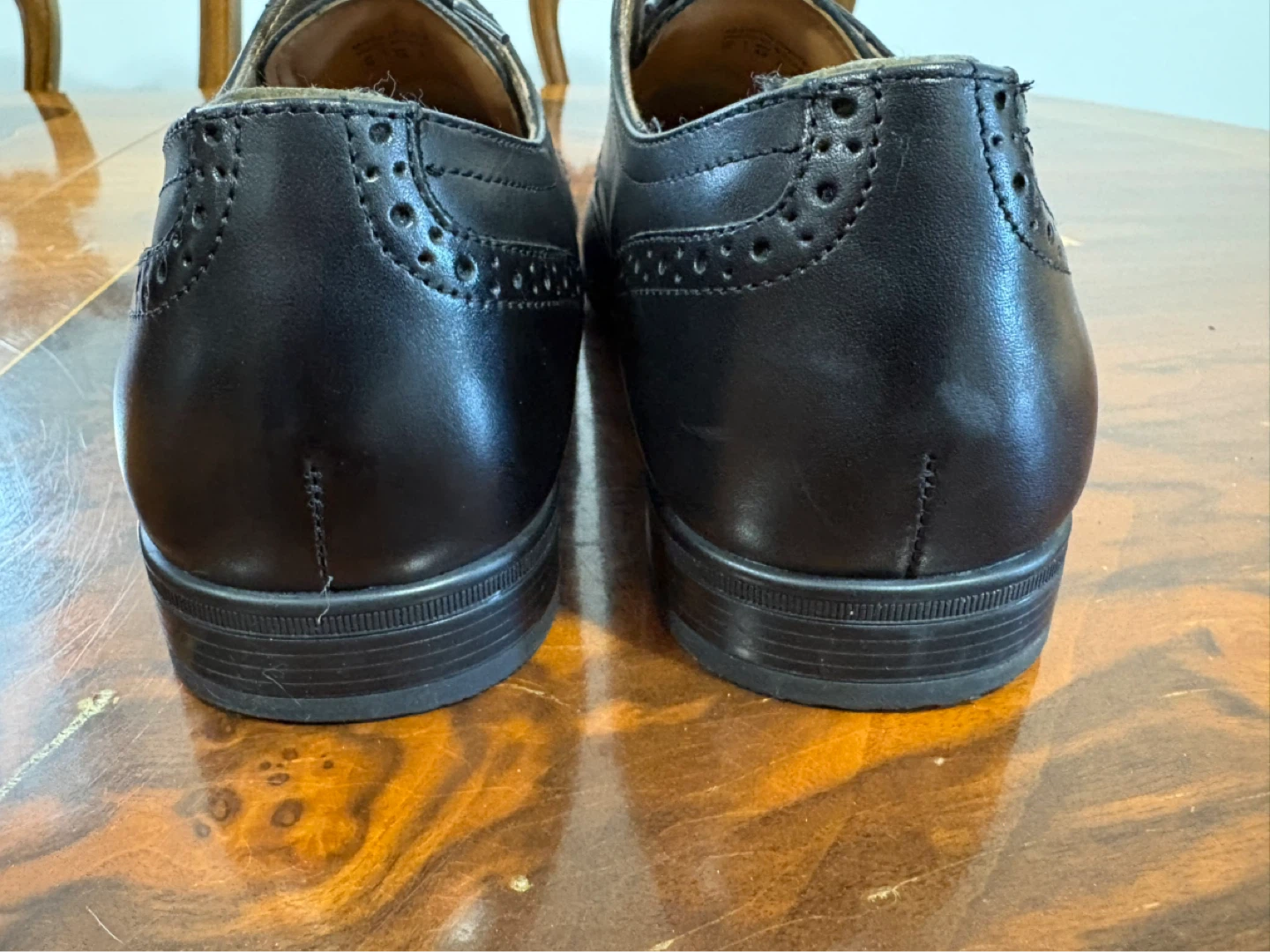 ALDO Men's Black Wingtip Oxfords - Size 12 - photo 5