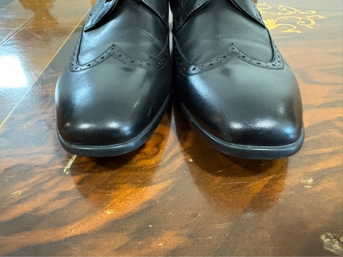 ALDO Men's Black Wingtip Oxfords - Size 12 - photo 2