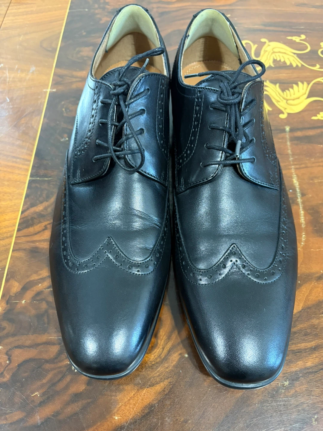 ALDO Men's Black Wingtip Oxfords - Size 12