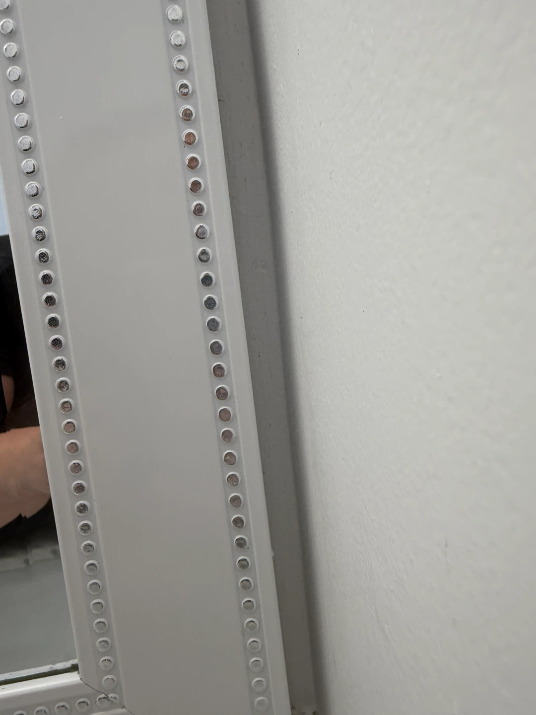 White studded Mirror 42’ H x 30’ W - photo 2