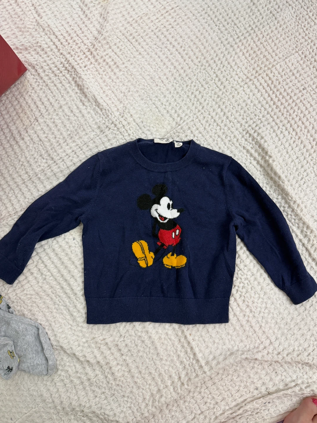 Disney Mickey Mouse Sweater and Onesie Set 2T/3T - photo 2