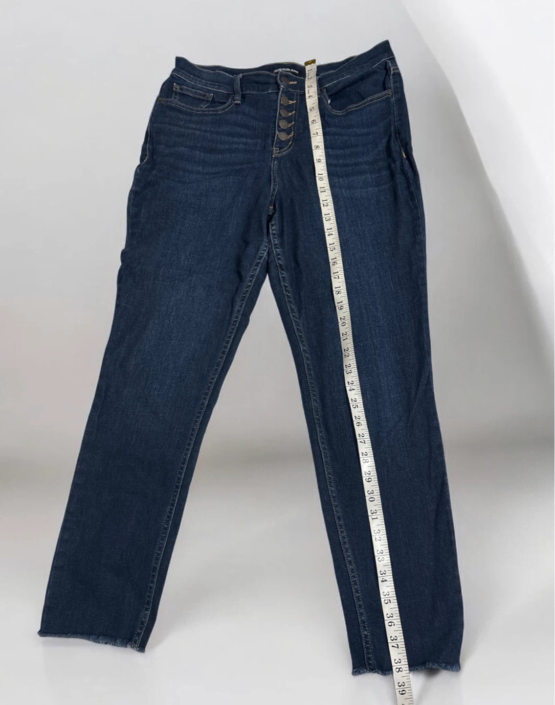 Calvin Klein Jeans Women's Blue Button-Fly Denim Jeans Size 30 - photo 4