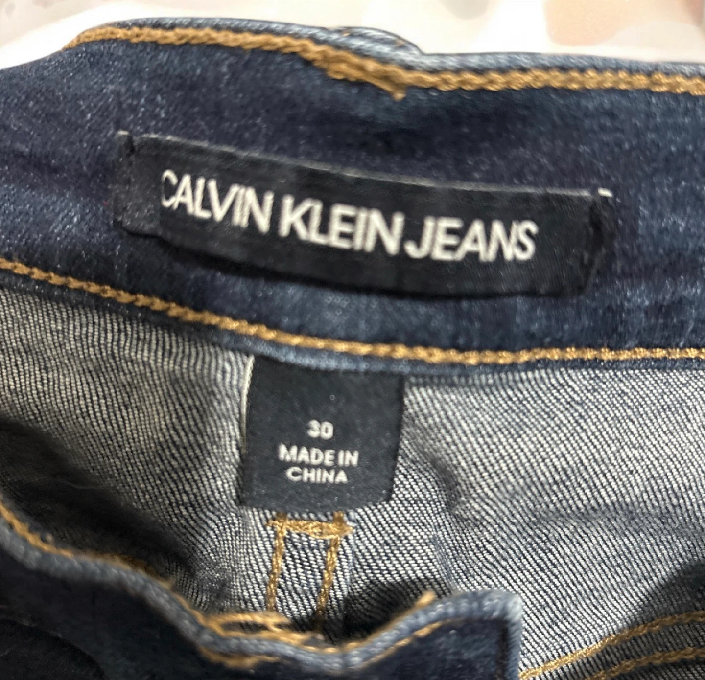 Calvin Klein Jeans Women's Blue Button-Fly Denim Jeans Size 30 - photo 3