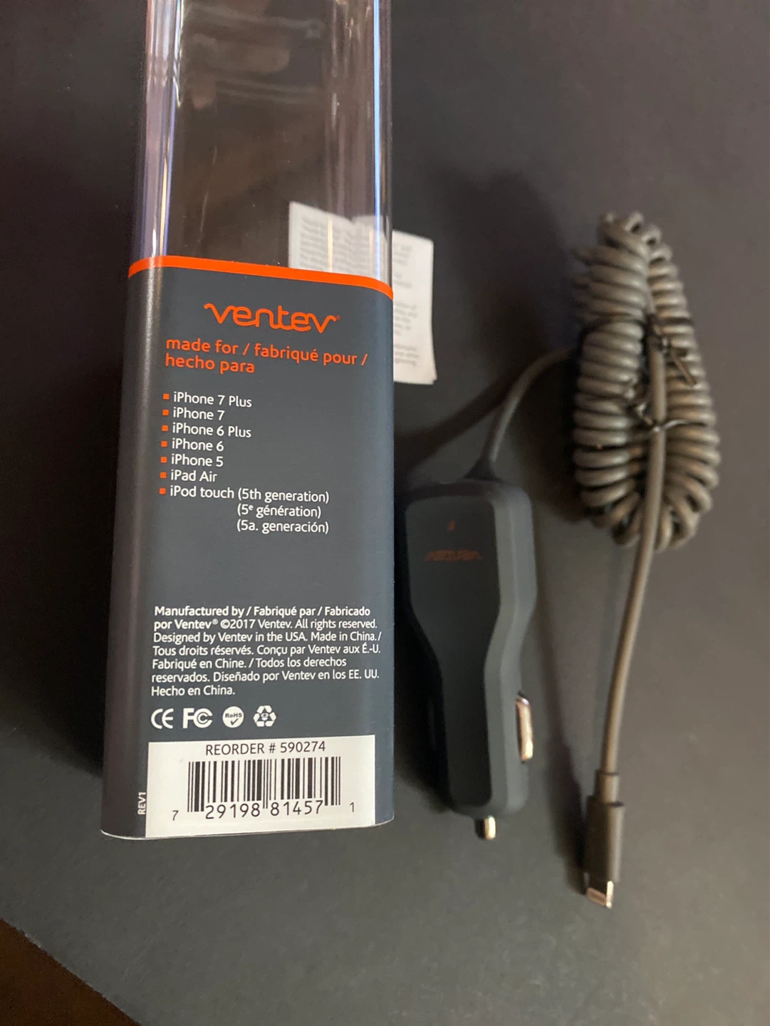 Ventev Dashport Lightning + USB Car Charger - photo 5