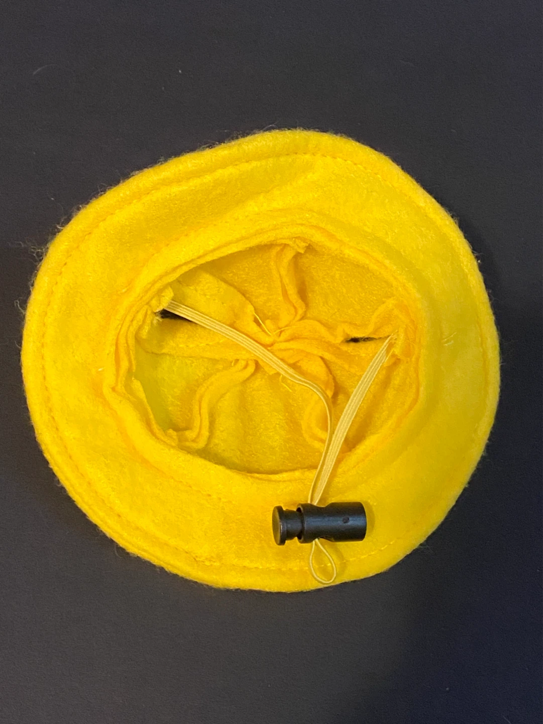 Small Animal: Yellow Felt Bucket Hat for Pets - photo 2