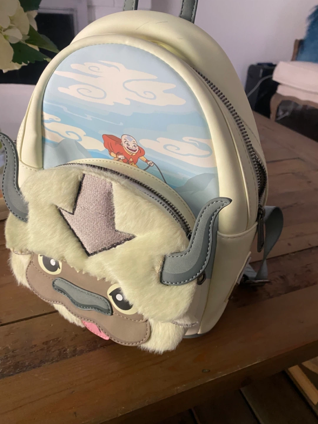 Loungefly Nickelodeon Avatar Aang and Appa Fuzzy Mini Backpack - photo 3