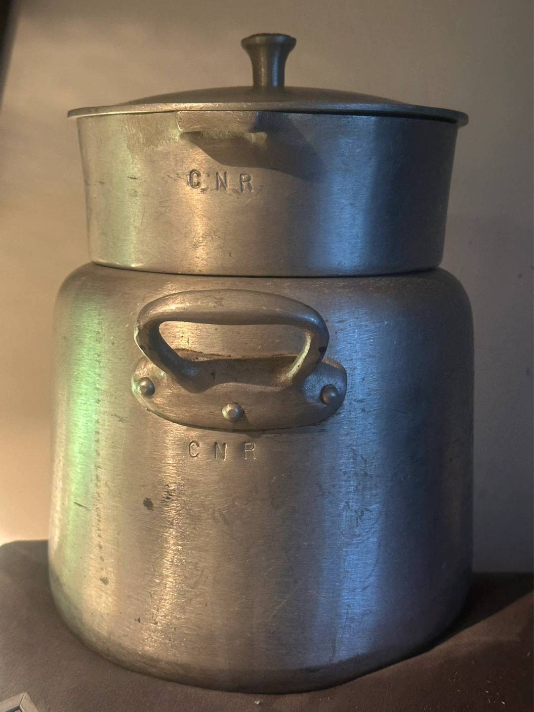 Rare Canadian National Rail genuine Super health double boiler