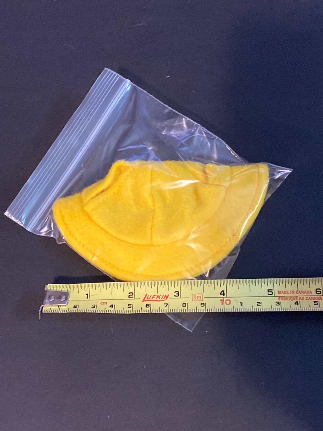 Small Animal: Yellow Felt Bucket Hat for Pets - photo 3