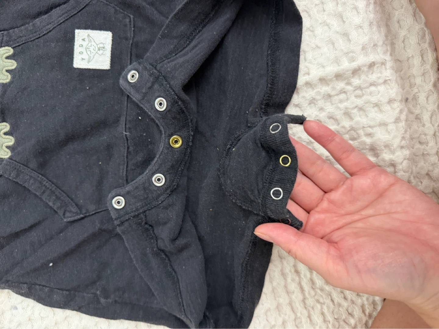 Baby Gap Star Wars Yoda Romper 12-18 Months - photo 4