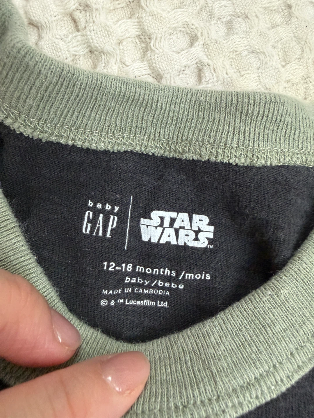 Baby Gap Star Wars Yoda Romper 12-18 Months - photo 2