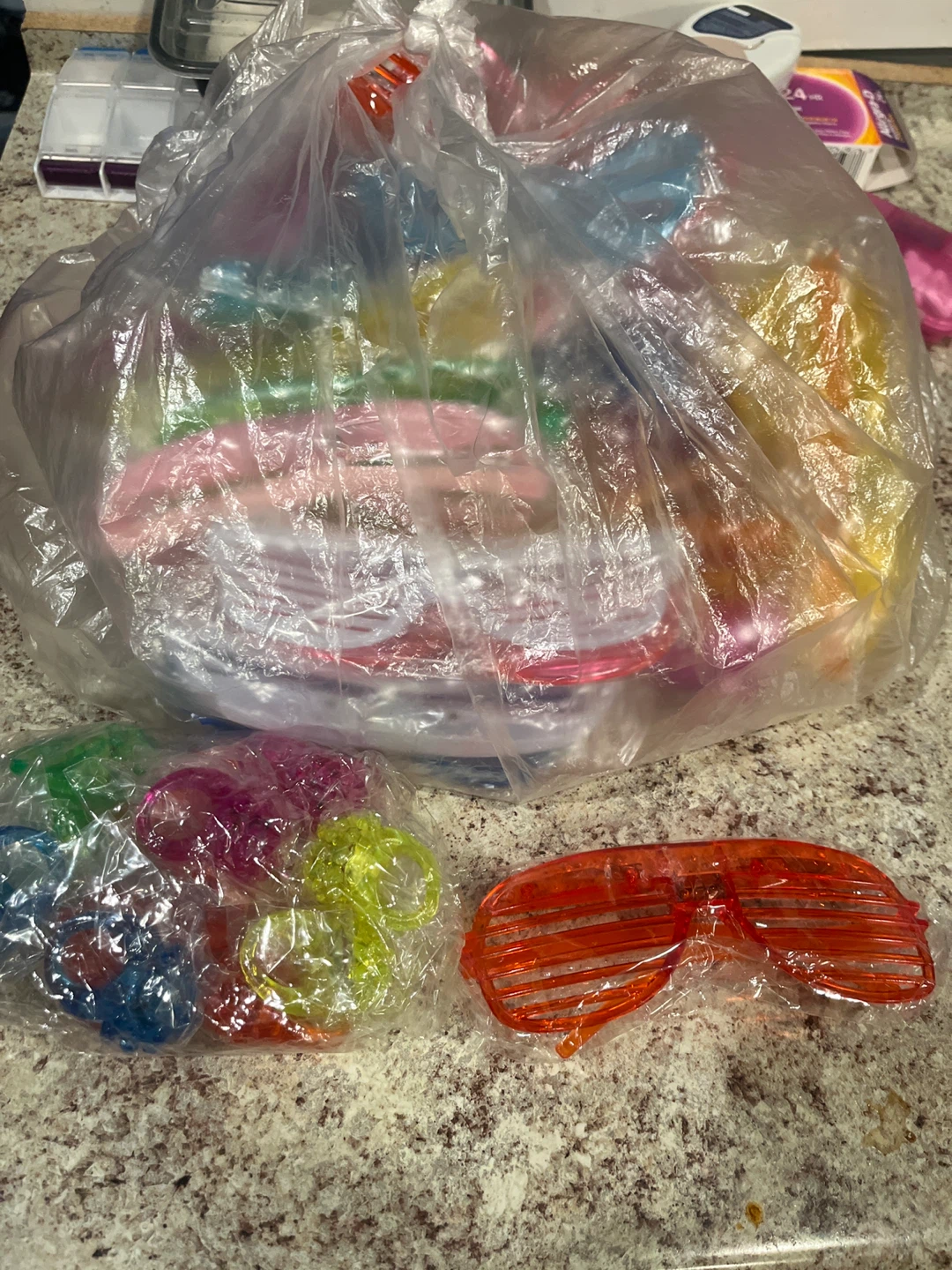 Party Glasses Lot - Assorted Colors