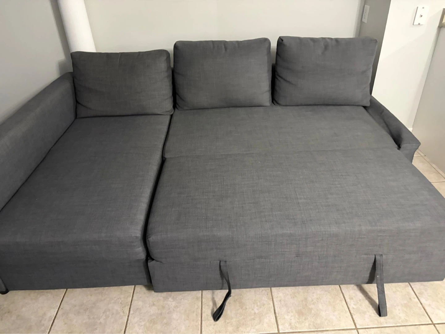 IKEA Pullout Couch (Sofa bed with storage) - photo 2