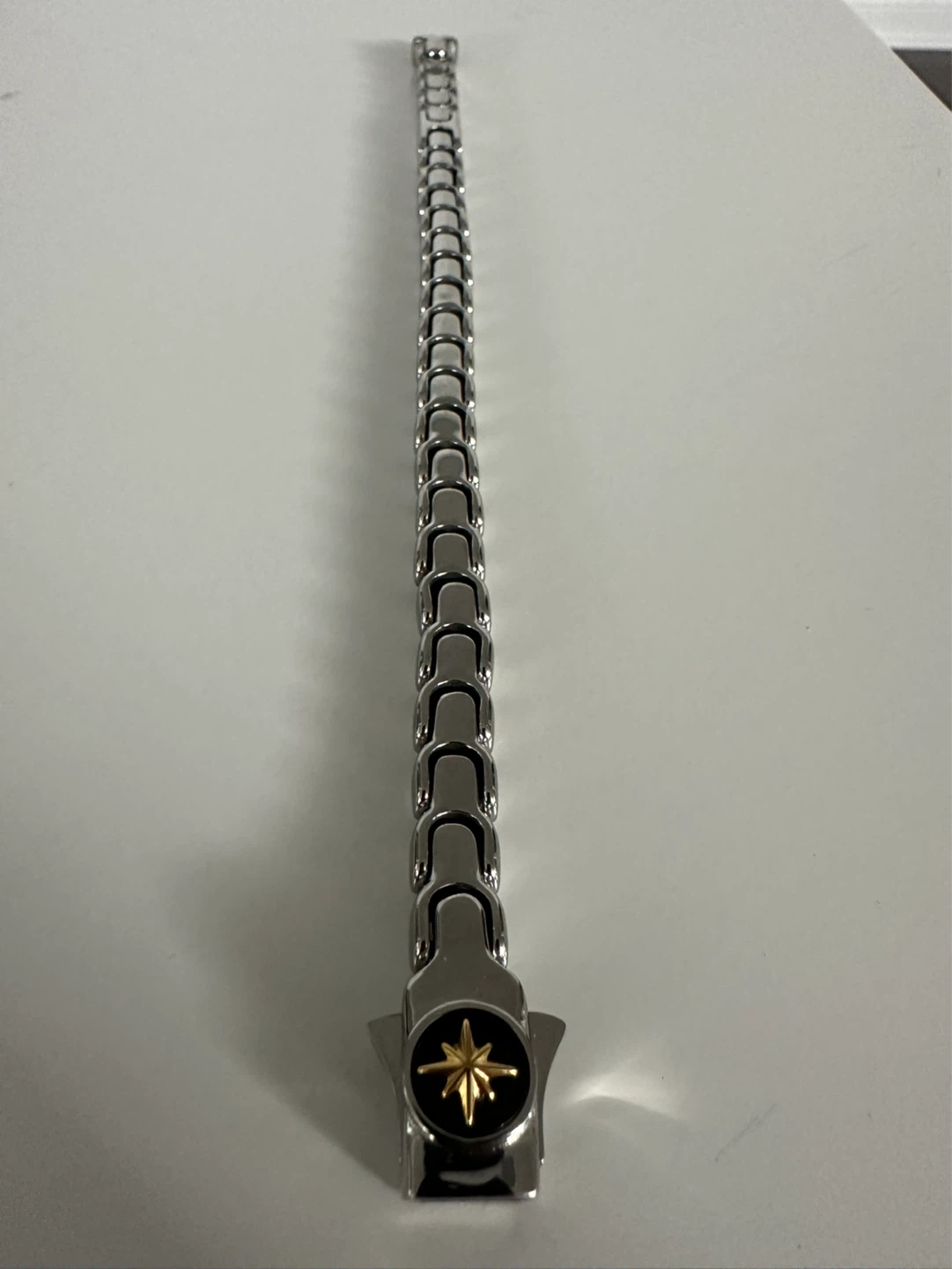 U-Link Stainless Steel Bracelet ion-plated star clasp - photo 3