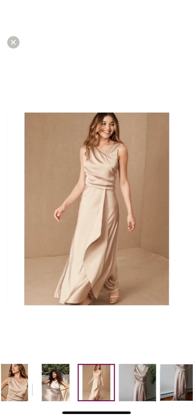 BHLDN Satin Maxi Dress