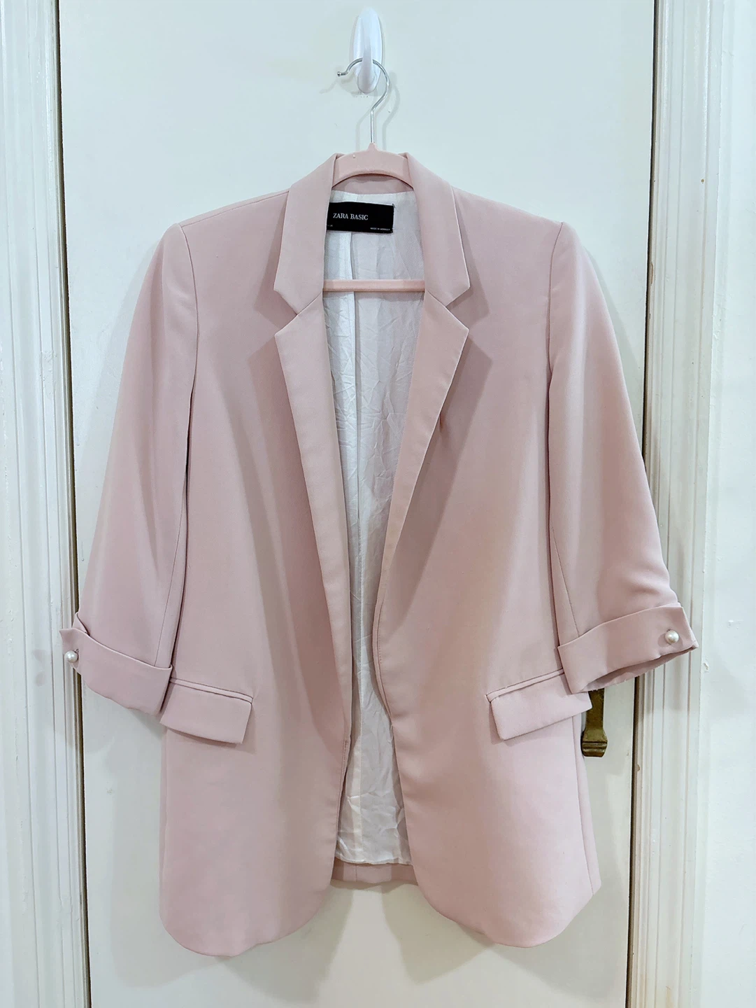 Zara Women’s Blush Pink Blazer